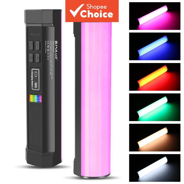 Chegada nova PULUZ 30cm Bastão de Luz RGB Portátil para Fotos Luz de Preenchimento LED