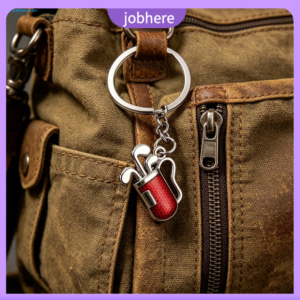 Durable Keychain Unique Pendant Portable Golf Club – Lightweight Fun Keyring for Backpack Car and Everyday Use Practic