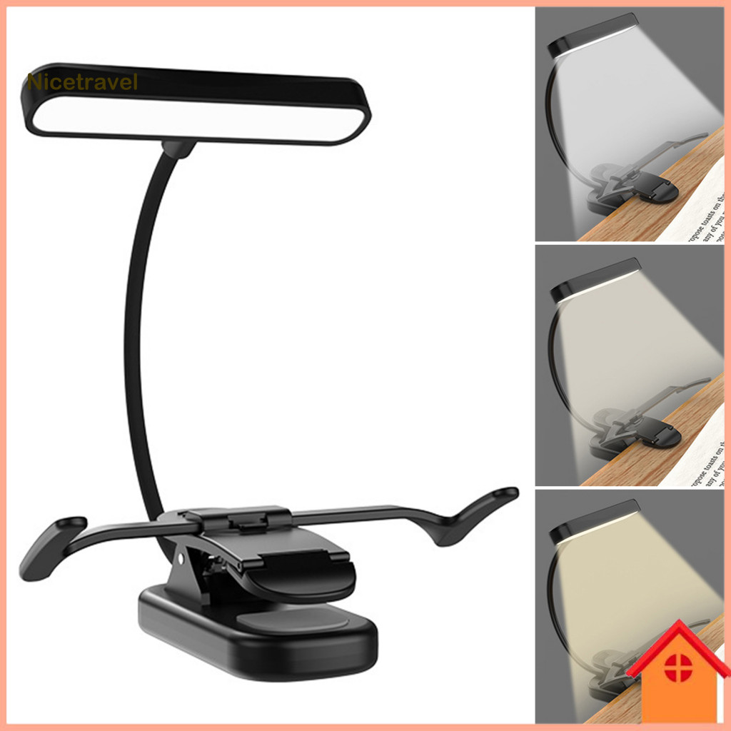 Music Stand Light with Stepless Dimming Adjustable Brightness Rechargeable Clip-on Led Piano Lamp Portable for Musicians
