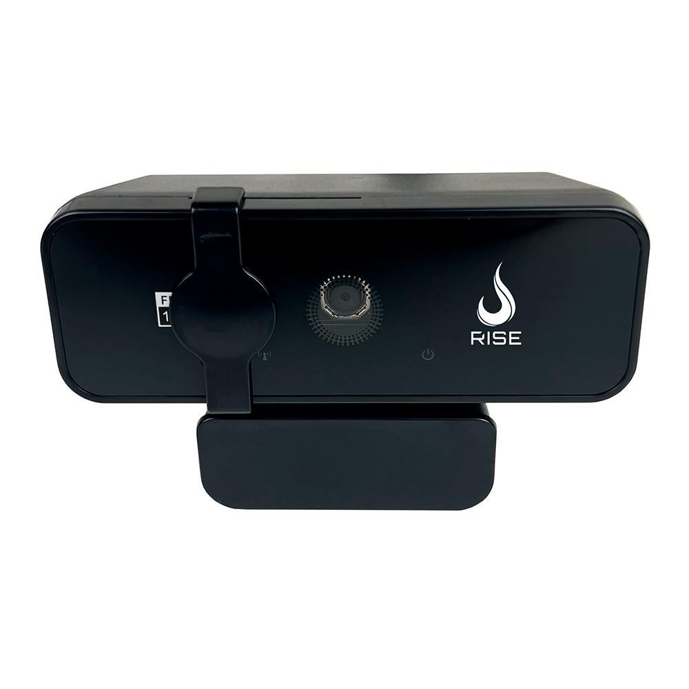 Webcam Gamer Rise Mode Vision 2K 30 FPS Microfone Digital USB 2592x1944p Preto-
