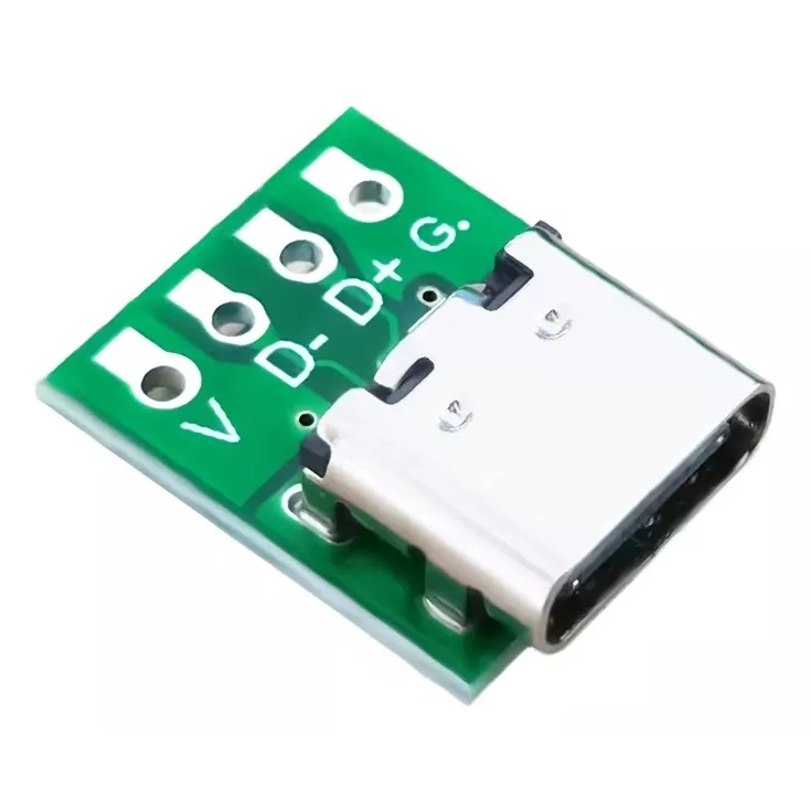 Módulo Adaptador USB Tipo C 16 Pinos Para Reparo De Webcam E Equipamento Digital Qualidade Impecável Suporte Firme