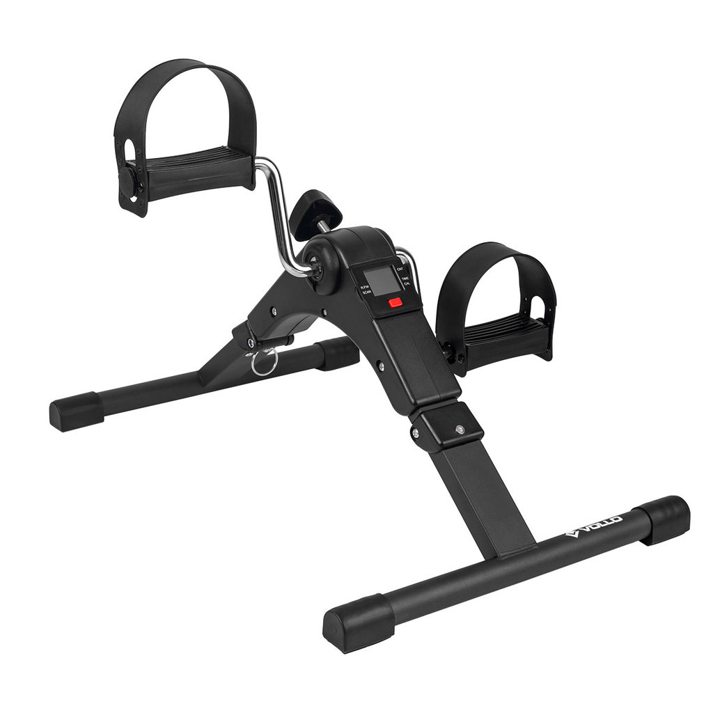 Mini Bicicleta Ergométrica Multifuncional com Monitor Vollo Sports
