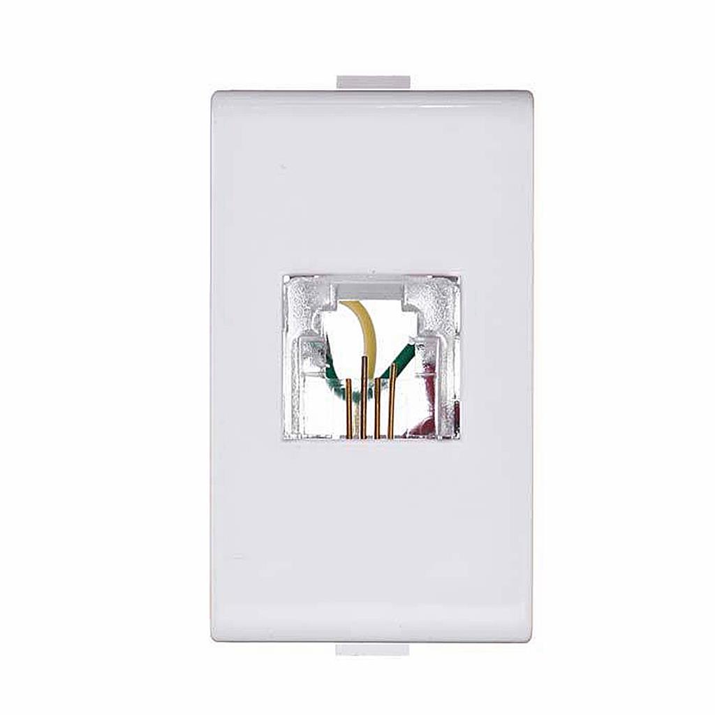 Modulo Tomada Rj11 4 Fios Decor 1 Modulo Branco Schneider