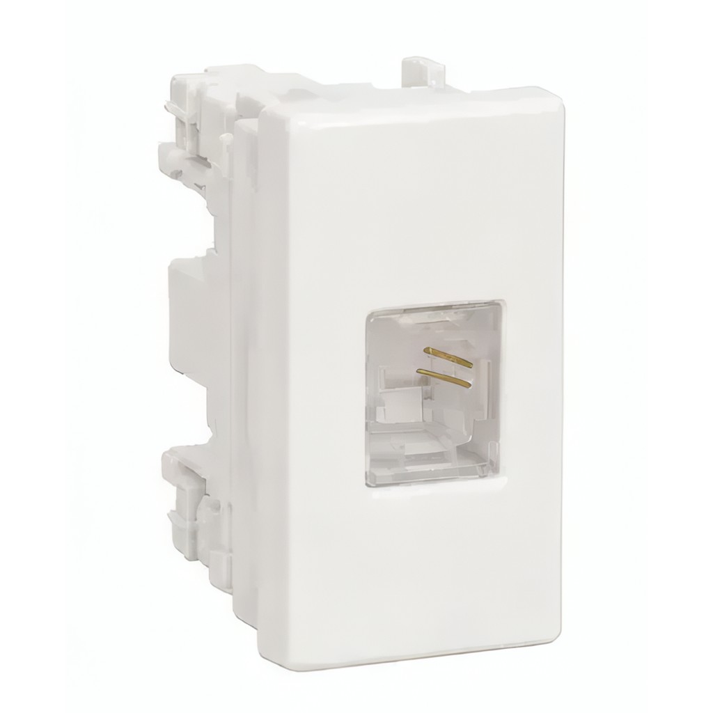 Modulo Tomada Rj11 2 Fios Decor Branco - Prm047201