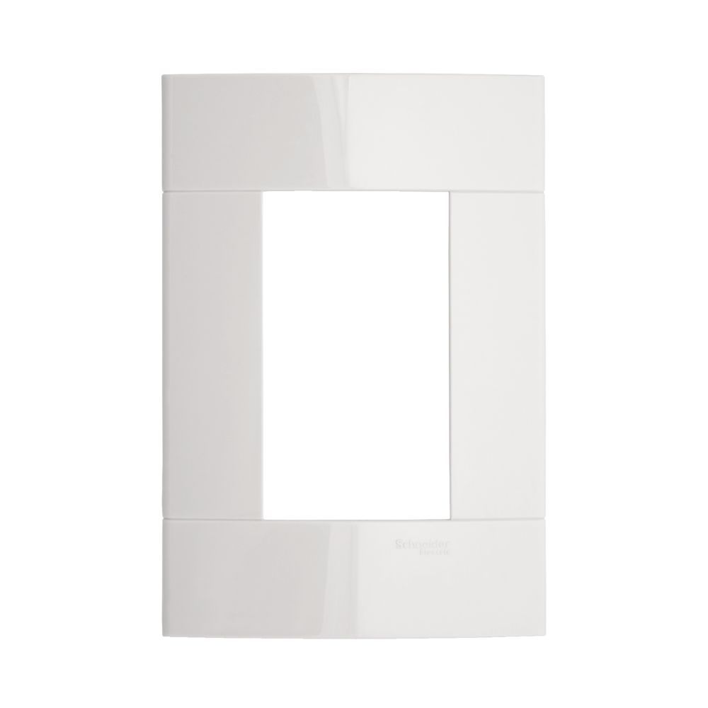 Placa 4x2 3 Módulos Branca - Decor - Prm044231 - Schneider Electric