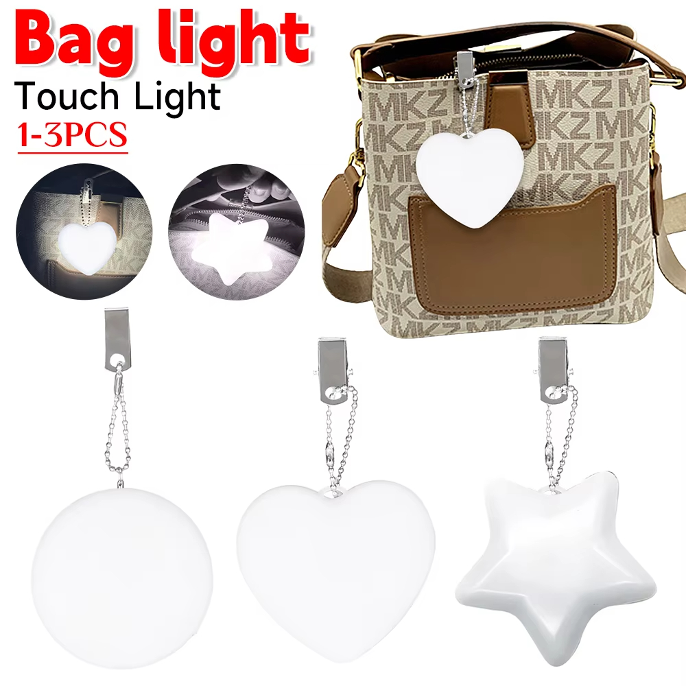 4 Pçs LED Bolsa Sensor De Luz Toque Ativado Saco Da Noite Melhores Presentes Para Mulheres Meninas Amigos Lâmpada Em For