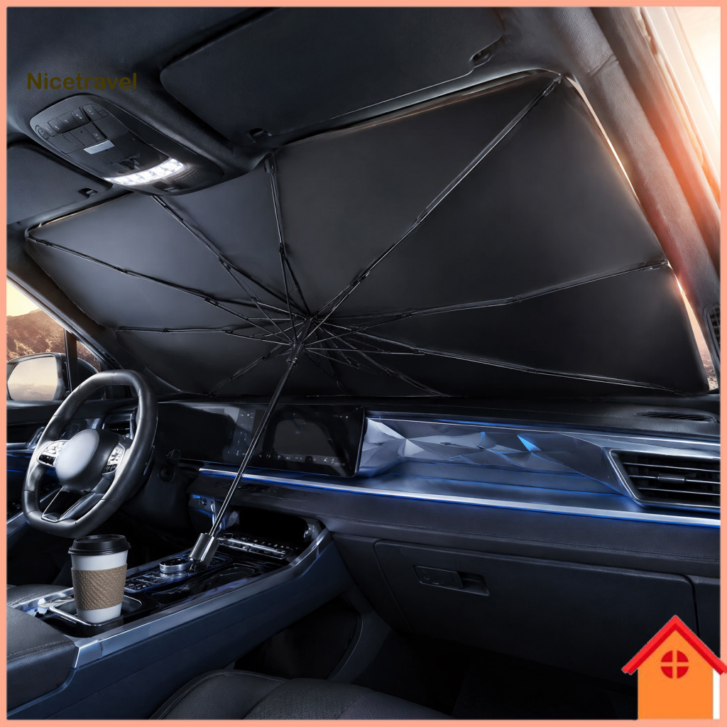 Car Sunshade Umbrella Heat Resistant Cover Windscreen Sun Shade Foldable Front Window Uv Protector for Suv Truck Sedan P