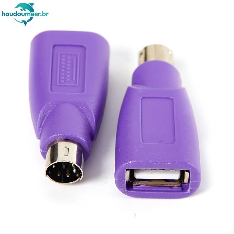 Conversor Adaptador HOUDO USB Fêmea Para Macho Teclado E Mouse U-Gate