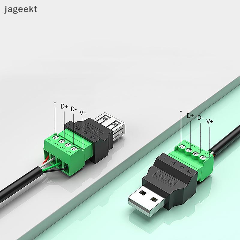 [jageekt] Plugue USB Sem Solda Macho Fêmea Teclado De Celular Conector De Mouse BR