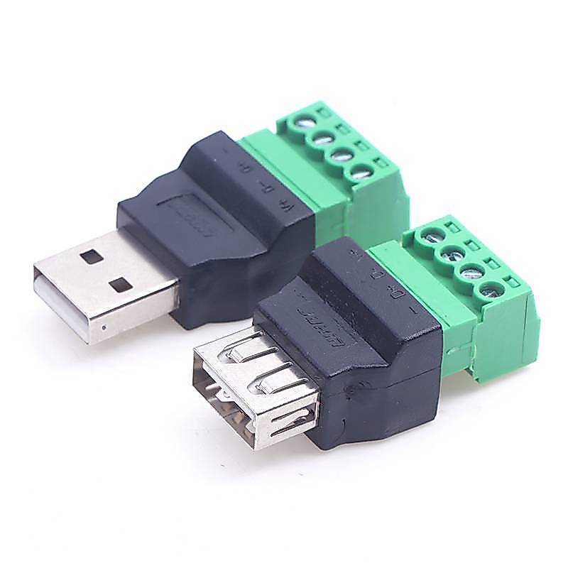 [WillBeRedT] Plugue USB Sem Solda Macho Fêmea Conector De Teclado E Mouse Para Celular [Novo]