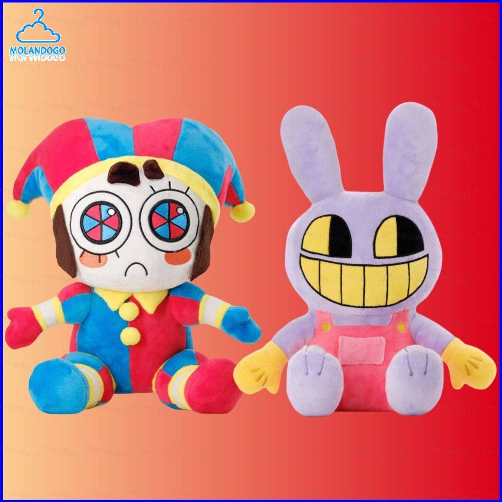 ML O Incrível CIRCUS DIGITAL Pomni Jax Plush Dolls For Kids Home Decor Q Versão Brinquedos Recheados
