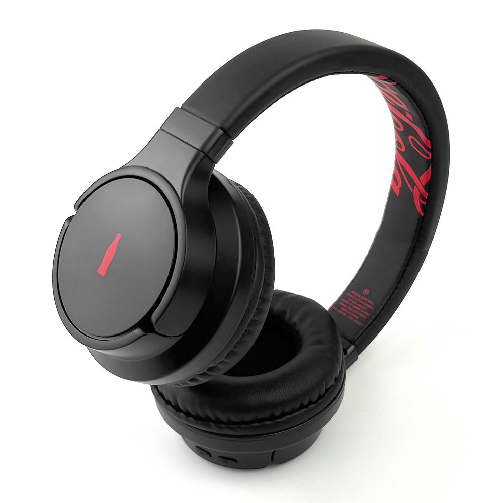 Fone de Ouvido Wireless Preto | Elite Bass Headphone Coca-Cola