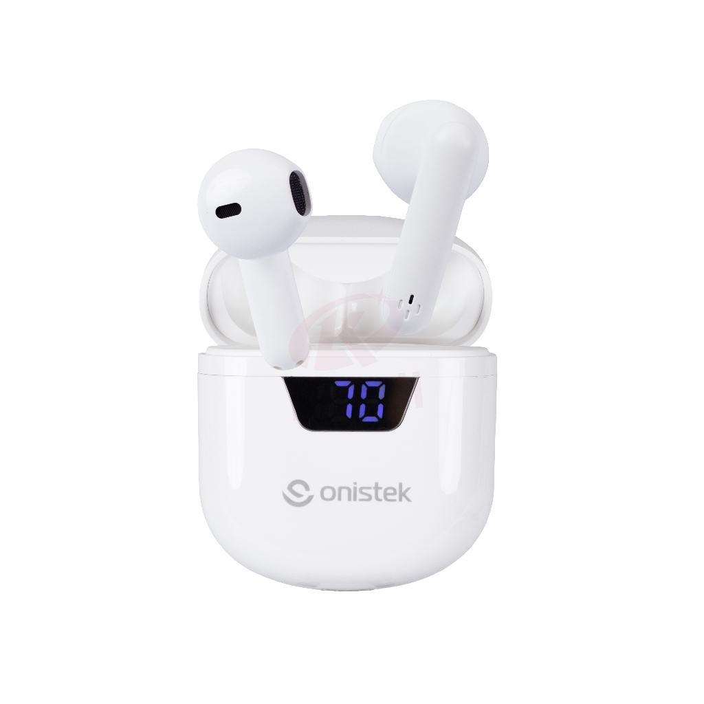 Fone De Ouvido Sport Wireless Bluetooth 5.1 ON-Tws11 Sem Fio Cor Preto e Branco