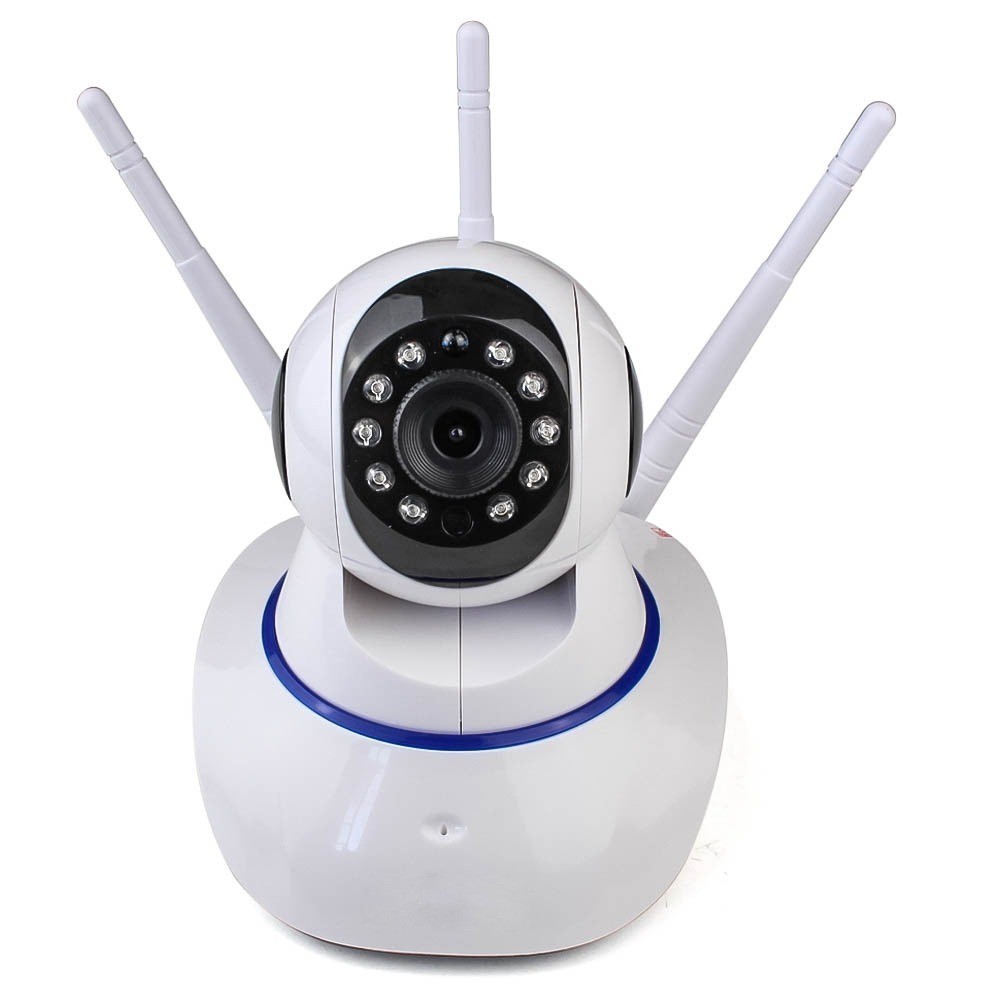Câmera Robo Ip 3 Antenas Smart Wifi 720p HD Wireless Visão Noturna APP Yousee