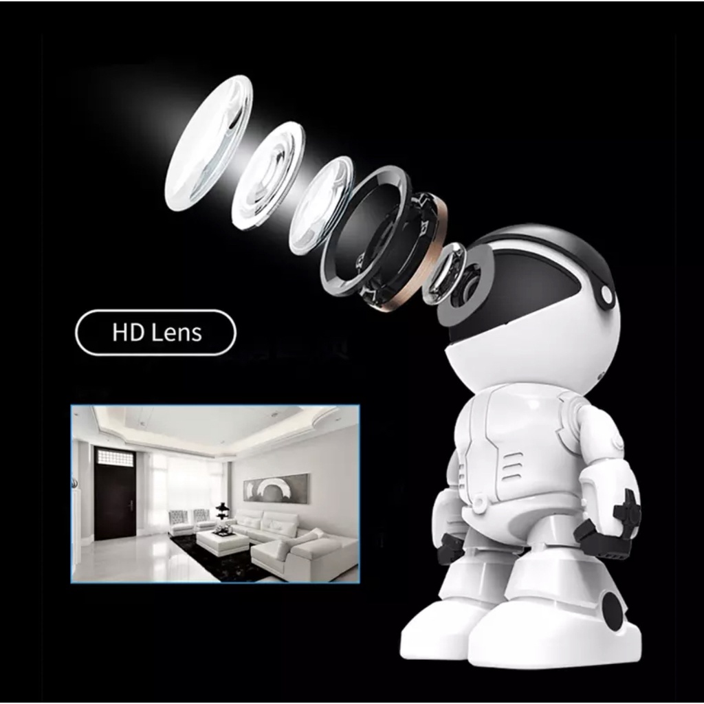 1080P Robot IP Camera Security Camera 360 ° WiFi Wireless 2MP CCTV Camera Smart Home Video Surveillance P2P Hidden baby Monitor