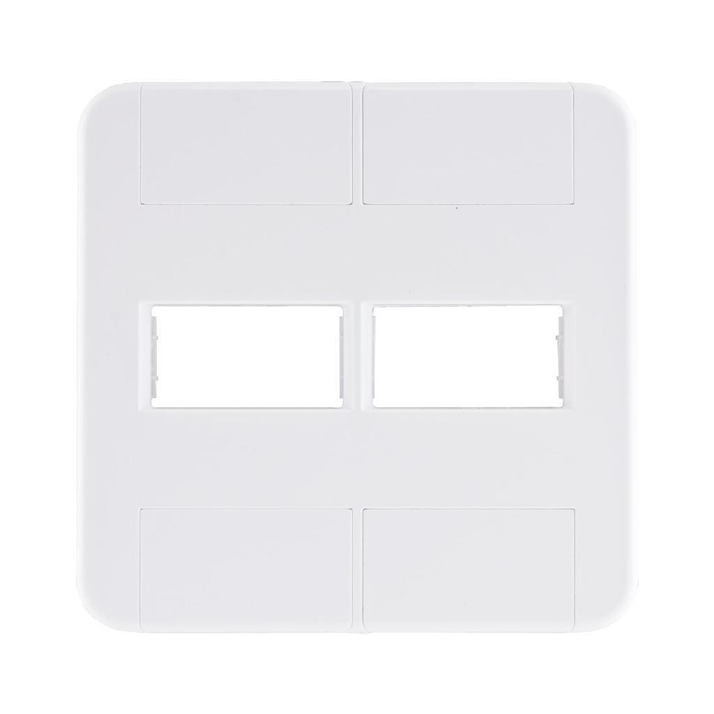PLACA 2 POSTOS 4X4 TABLET BRANCA TRAMONTINA