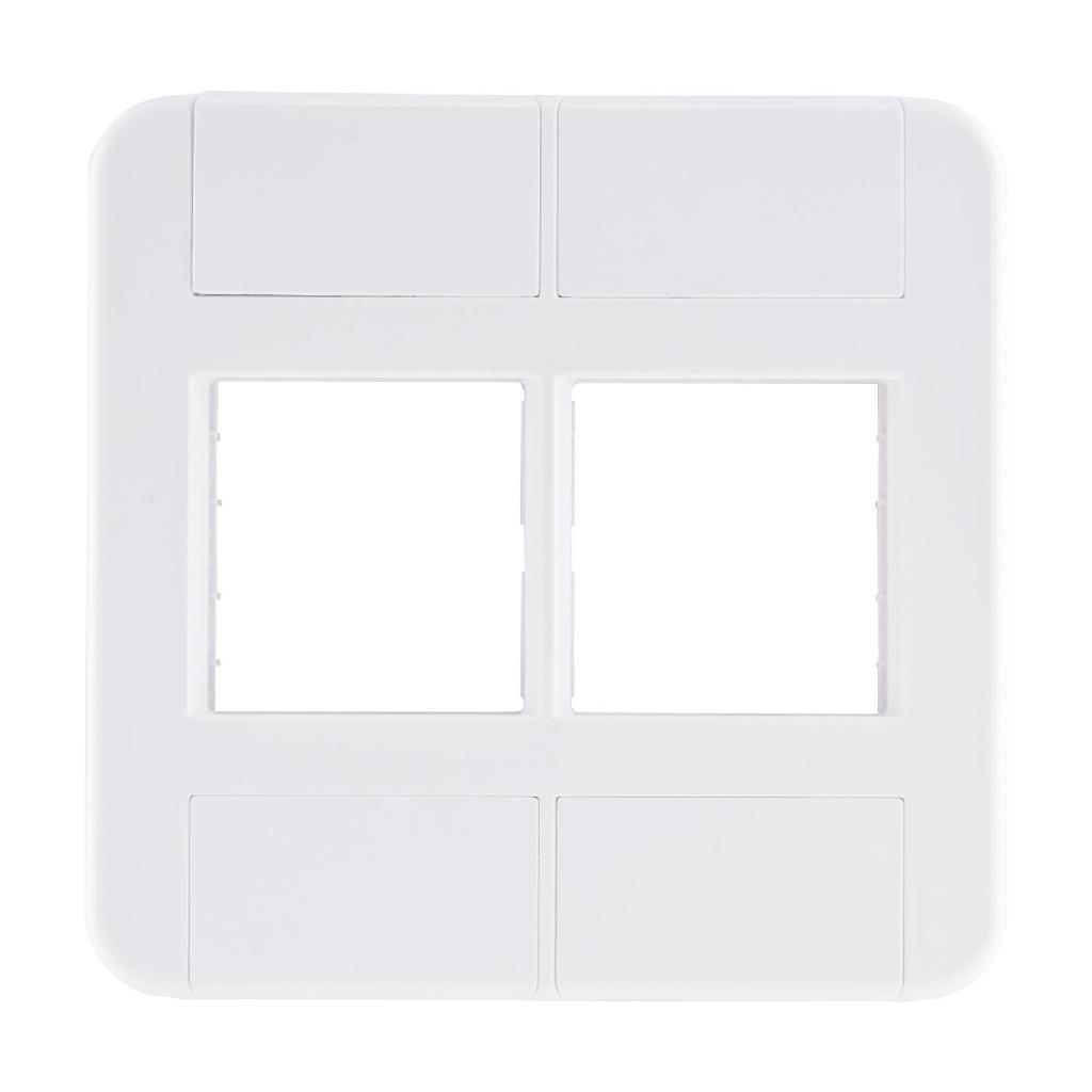 PLACA 4 POSTOS 4X4 TABLET BRANCA TRAMONTINA