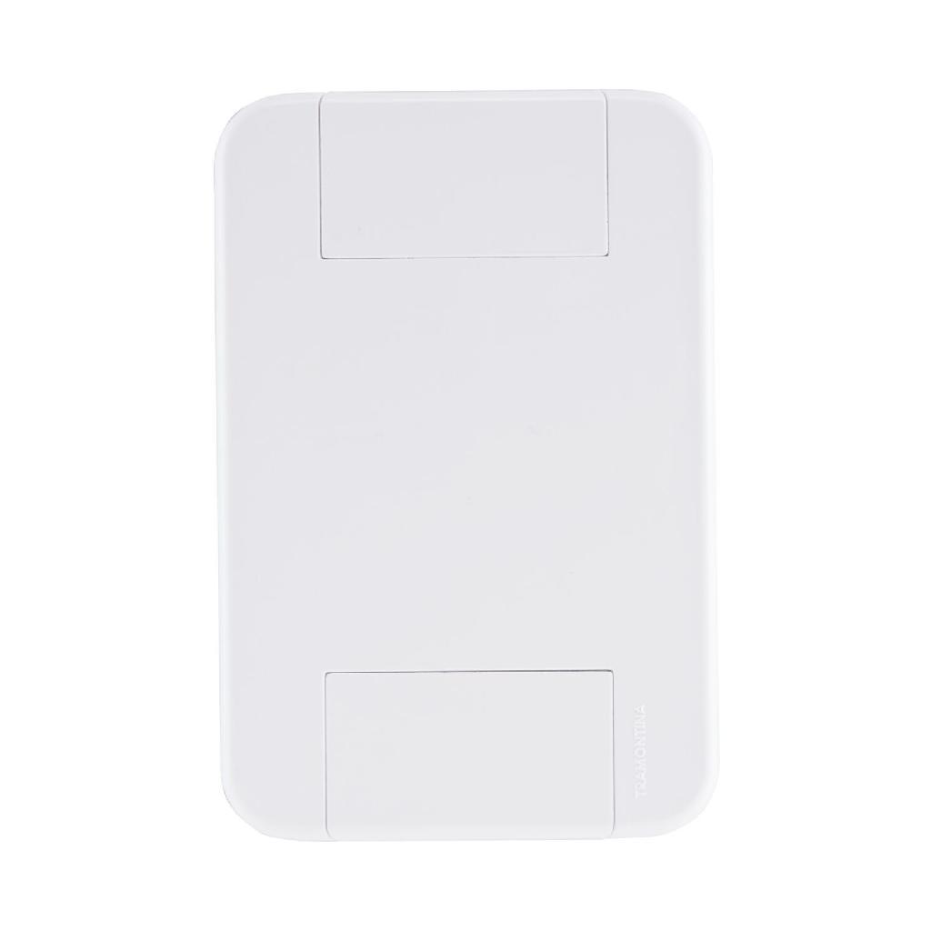 PLACA CEGA 4X2 TABLET BRANCA TRAMONTINA