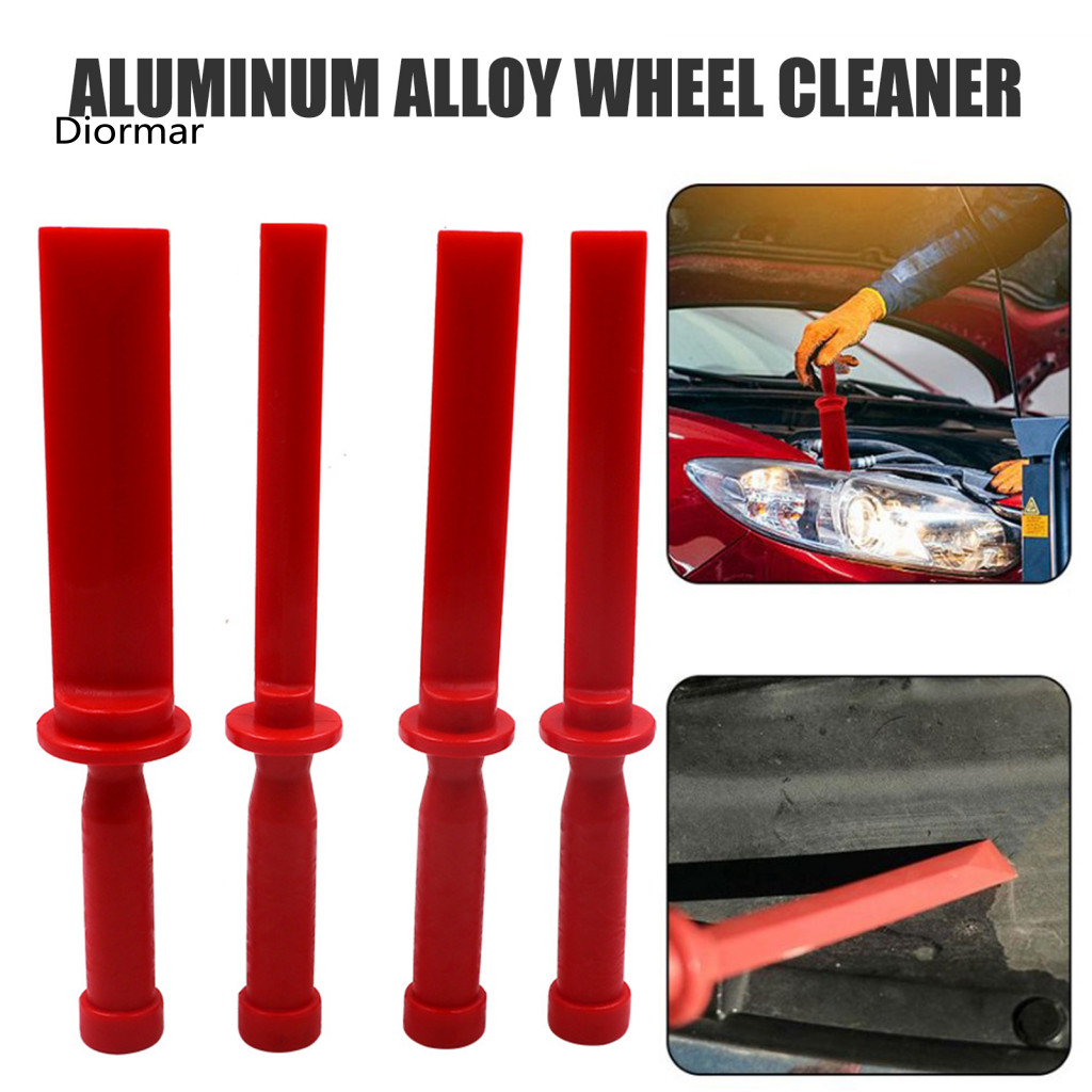 Tire Repair Surface Treatment Tool Maintenance 4pcs Car Wheel Weight Tape Scraper Kit – Professional Adhesive Removal