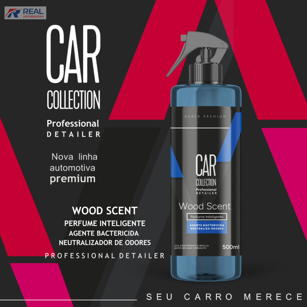 PERFUME INTELIGENTE WOOD SCENT 500ML - CAR COLLECTION - PROFESSIONAL DETAILER