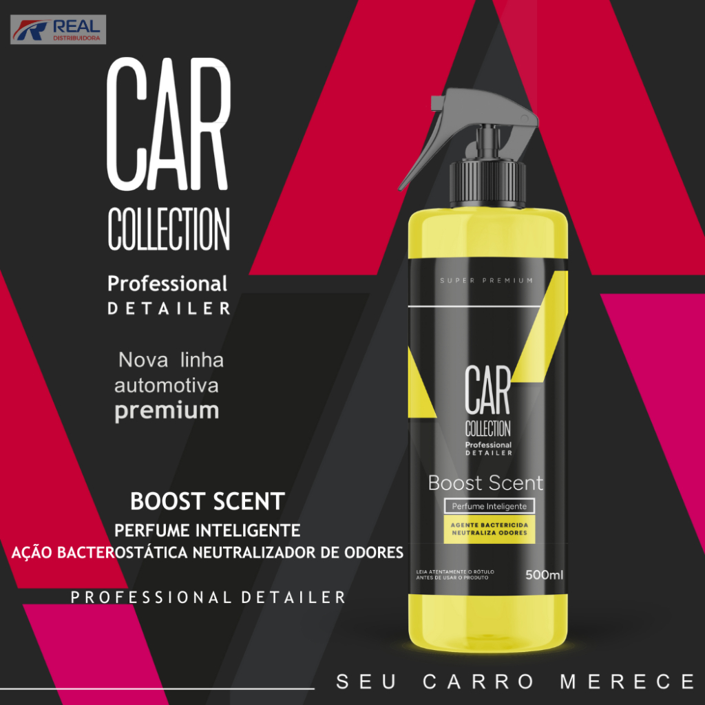 PERFUME INTELIGENTE BOOST SCENT CITRUS 500ML  - CAR COLLECTION - PROFESSIONAL DETAILER