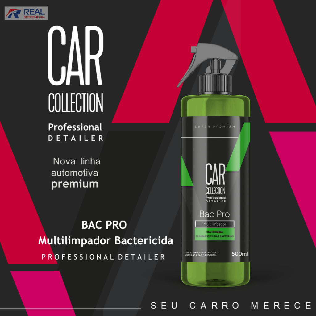 MULTILIMPADOR BAC PRO 500ML - CAR COLLECTION - PROFESSIONAL DETAILER