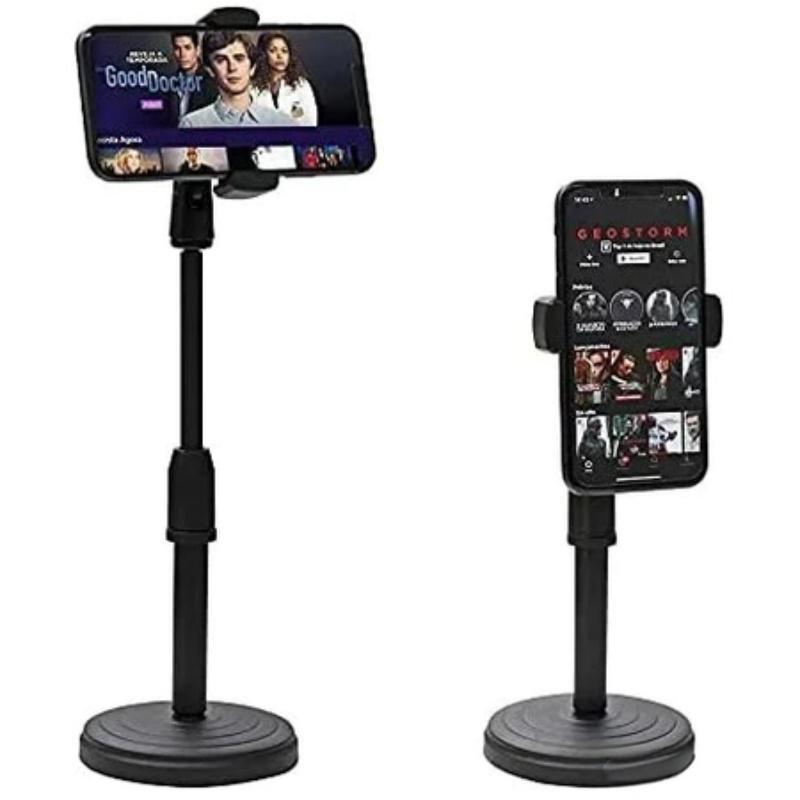 Cell Phone Stand Tripod for Desk Ideal for Video Recording Adjustable 360°