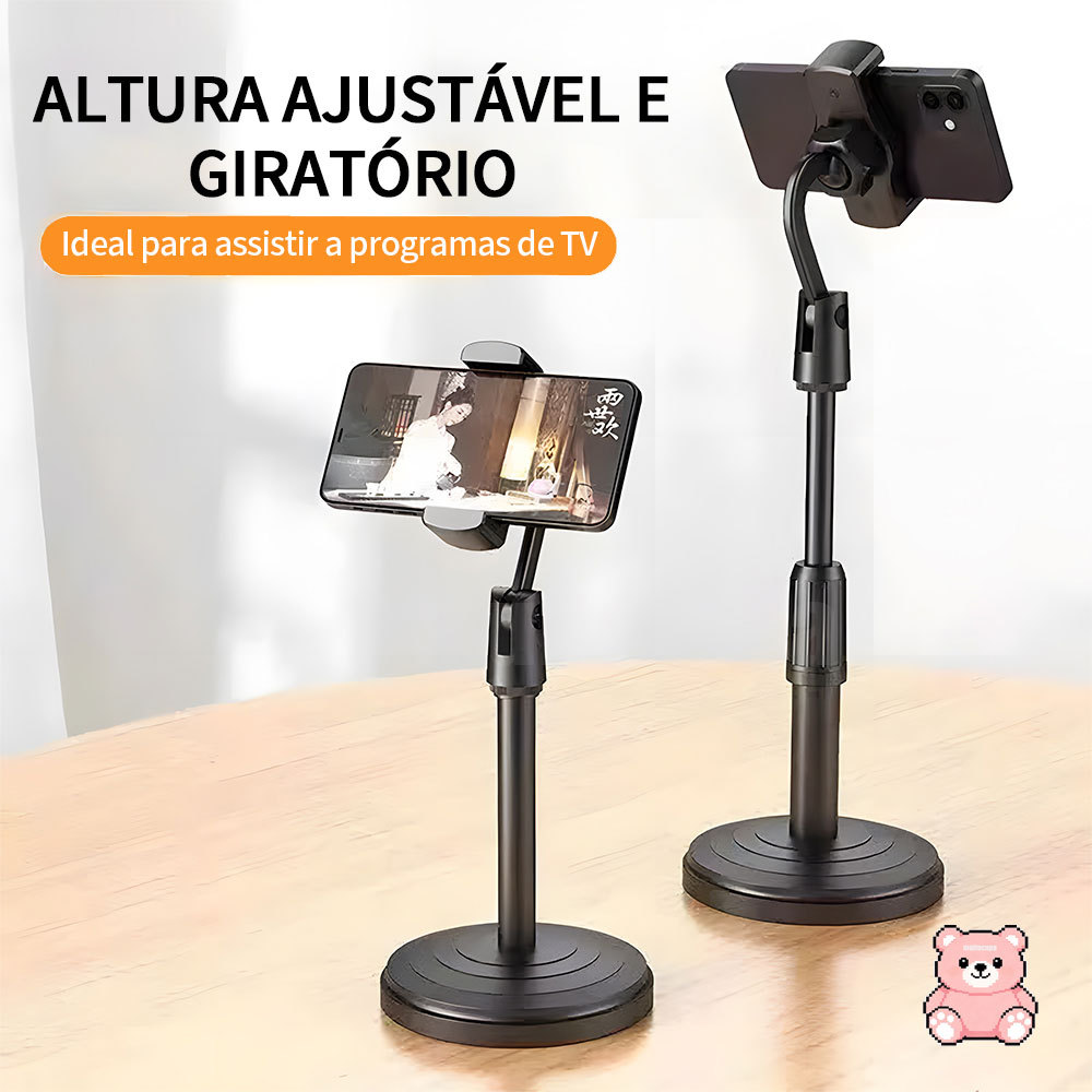 Suporte Para Celular 360 Adjustable Table Tripod Phone Holder° - Perfect for Professional Videos and Selfies ZJ005