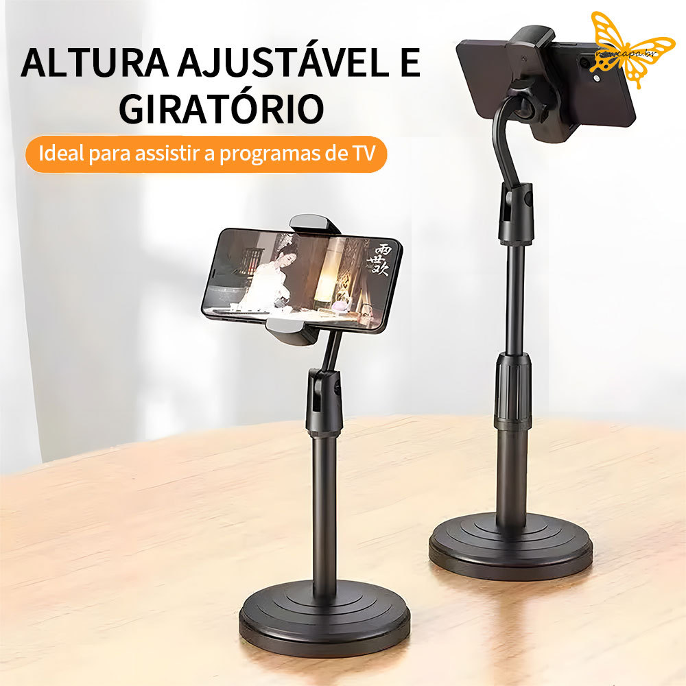 360 Adjustable Table Tripod Phone Holder° - Perfect for Professional Videos and Selfies Suporte Portátil De Mesa ZJ005