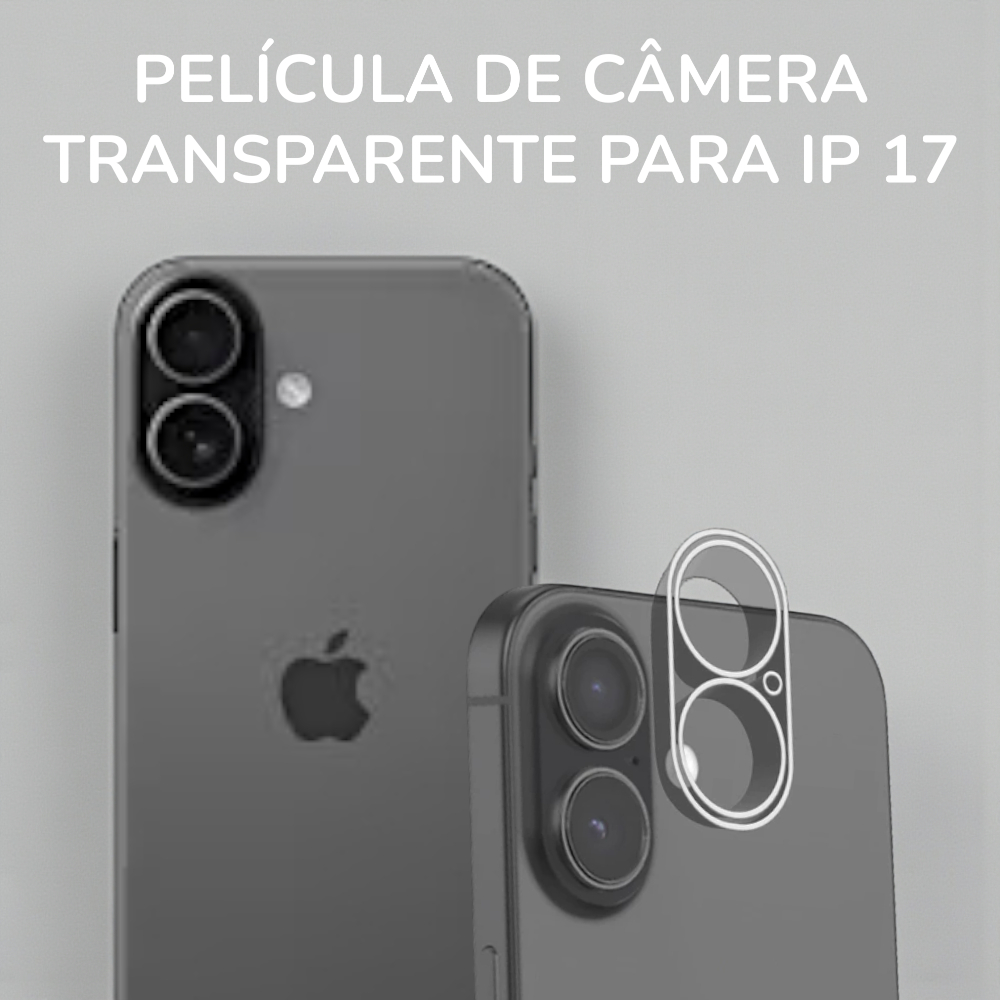 Protetora De Câmera Transparente Para Ip 17