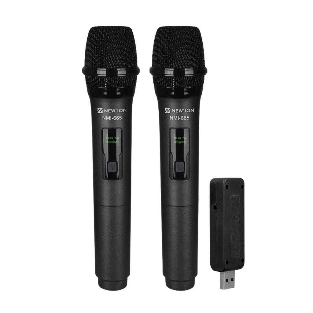 Microfones Universal Sem Fio Profissional Digital | Karaokê - Shows - Musicas