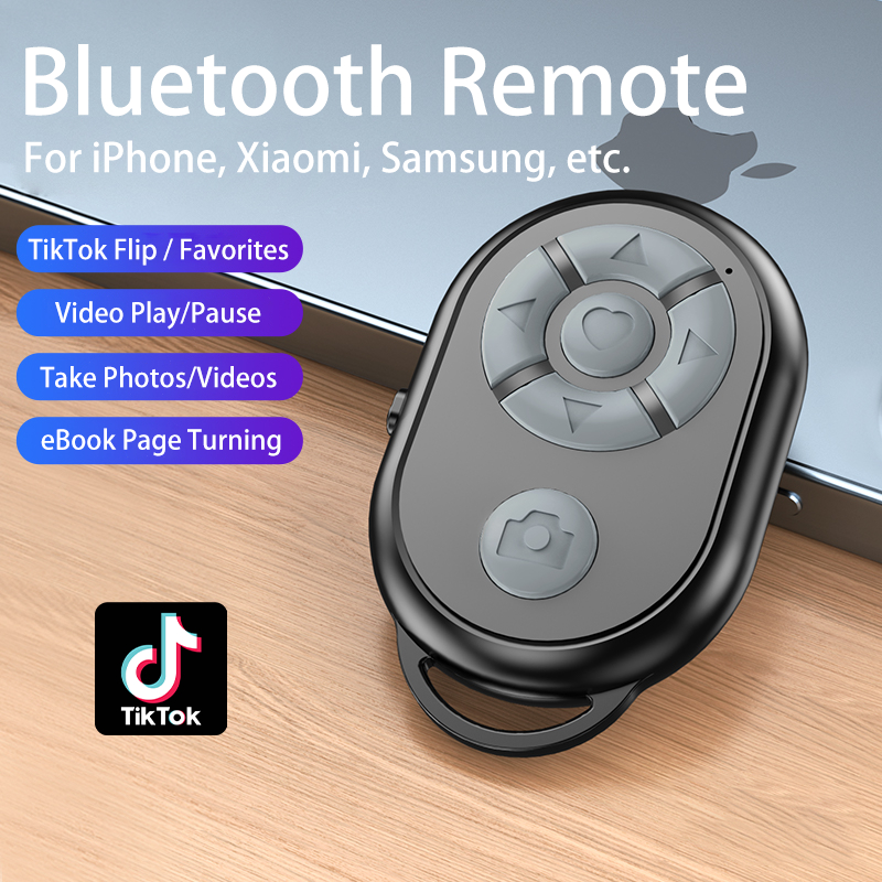 Kit 2 Controle de Celular Bluetooth Barato Para Tirar Foto Smartphone Android Sem Fio