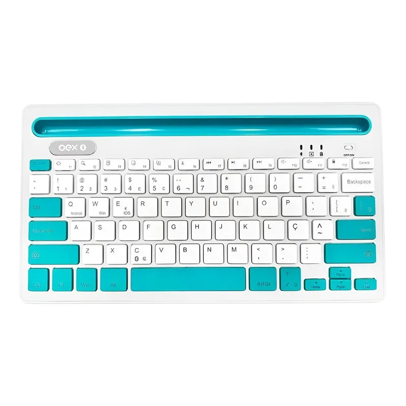 TECLADO BLUETOOTH PARA TABLET E SMARTPHONE OEX CLASS TC502