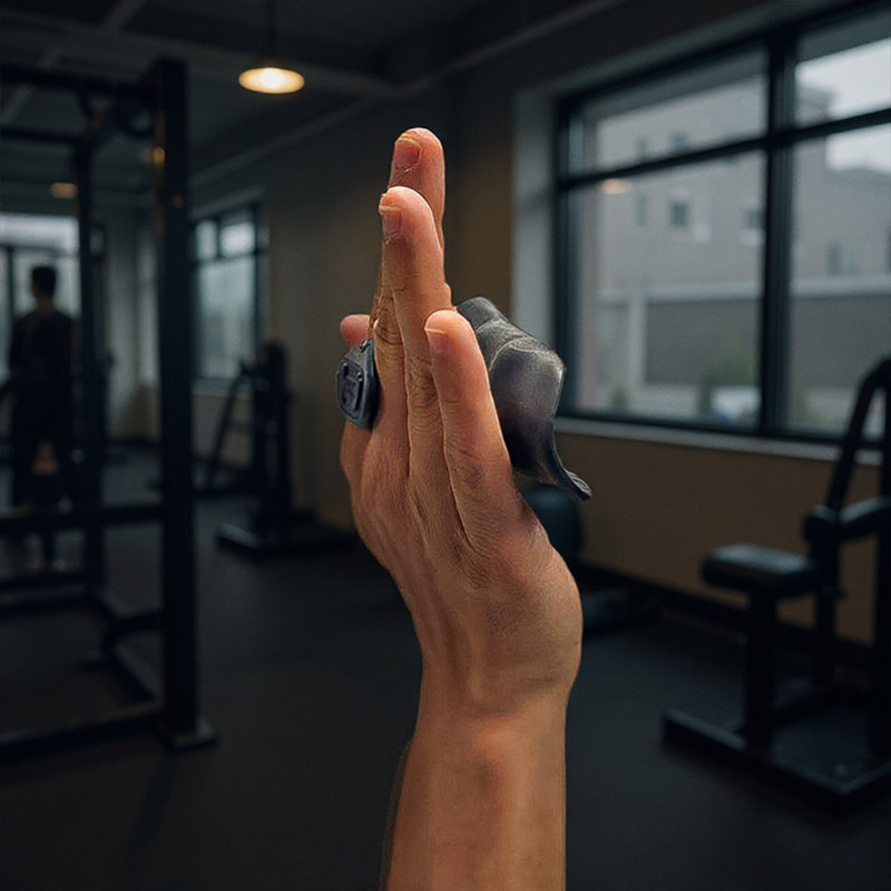 Luva Premium Entre os Dedos Borracha Powerlifting Oferta Relâmpago Garantida
