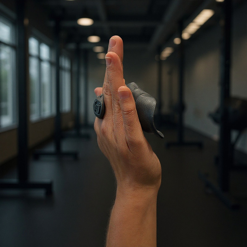Apoio Premium Entre os Dedos Academia Grip Original Único Confortável