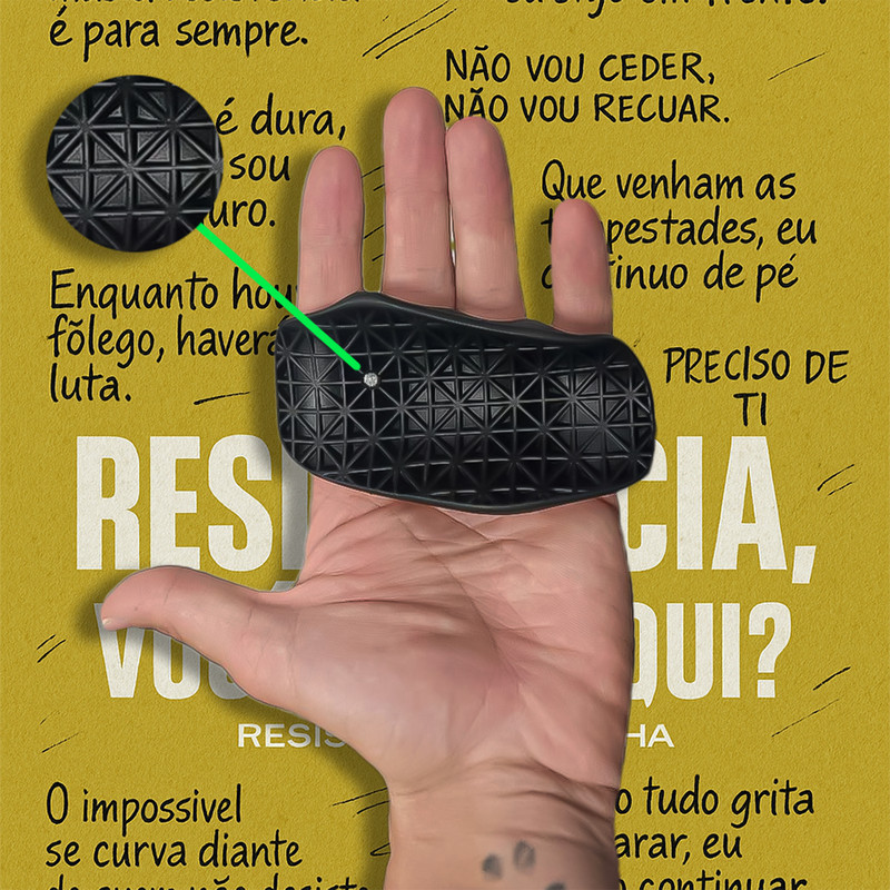 Luva Entre os Dedos Borracha Premium Anticalo Crossfit Imperdível Exclusiva