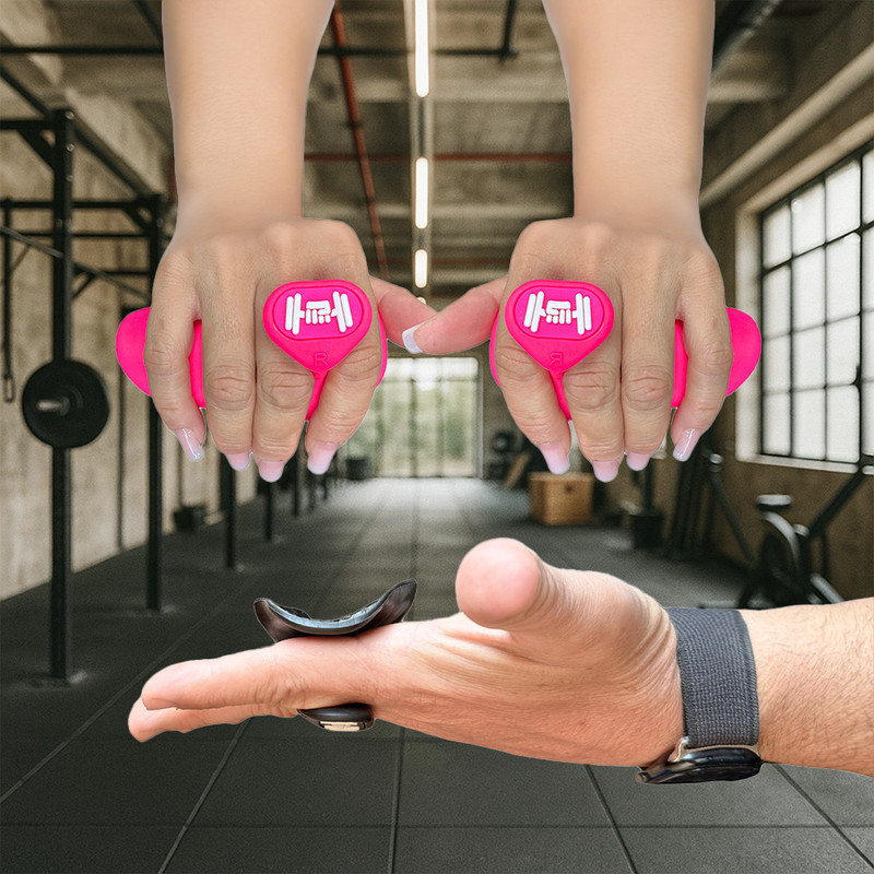 Kit Protetor De Mão Entre Os Dedos Para Musculação Estilo Slim Resistente Premium