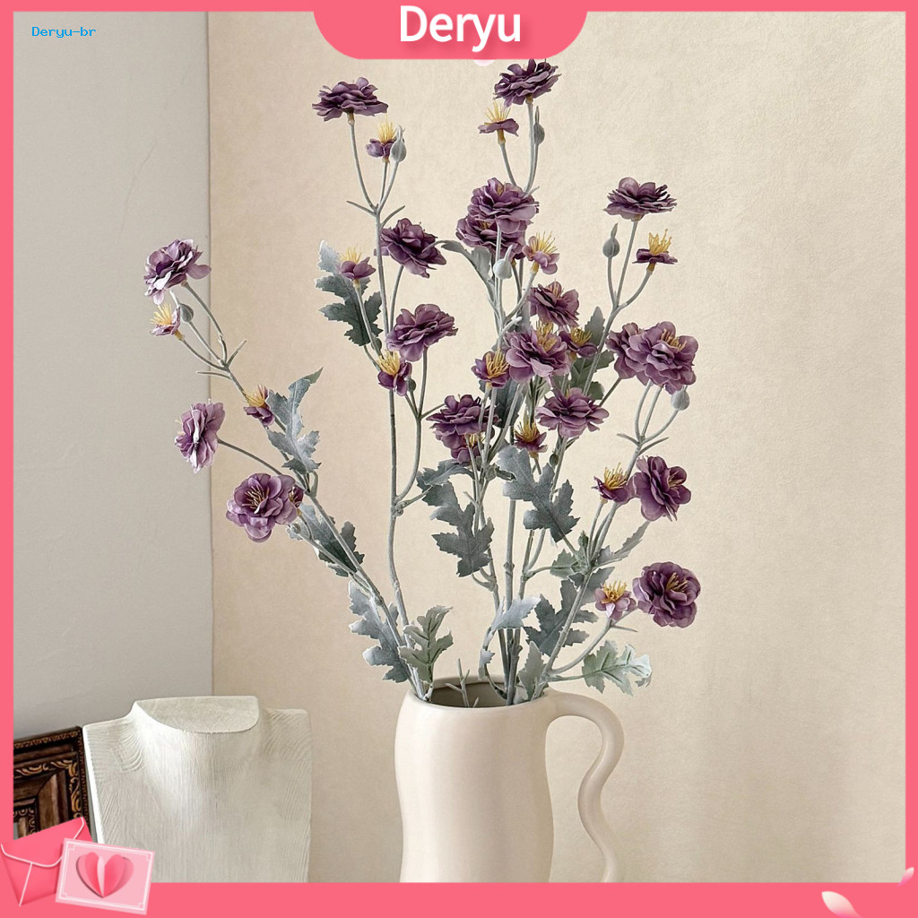 Faux Flowers for Dining Table Silk Camellia Artificial Realistic Adjustable Stems Perfect for Home Decor Wedding for Sou