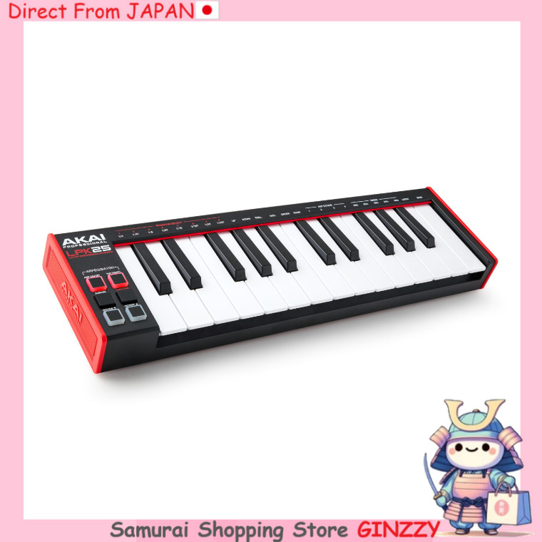 Akai Professional USB MIDI Keyboard LPK25 Acessórios para Instrumentos Musicais Japoneses