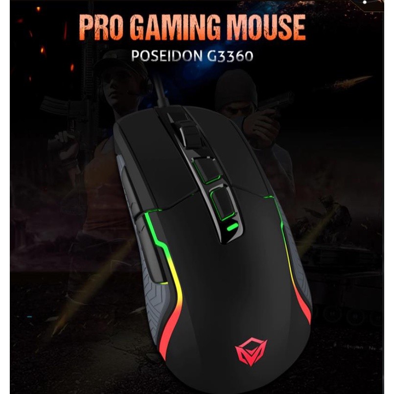 Mouse POSEIDON G3360 Professional Macro Gaming