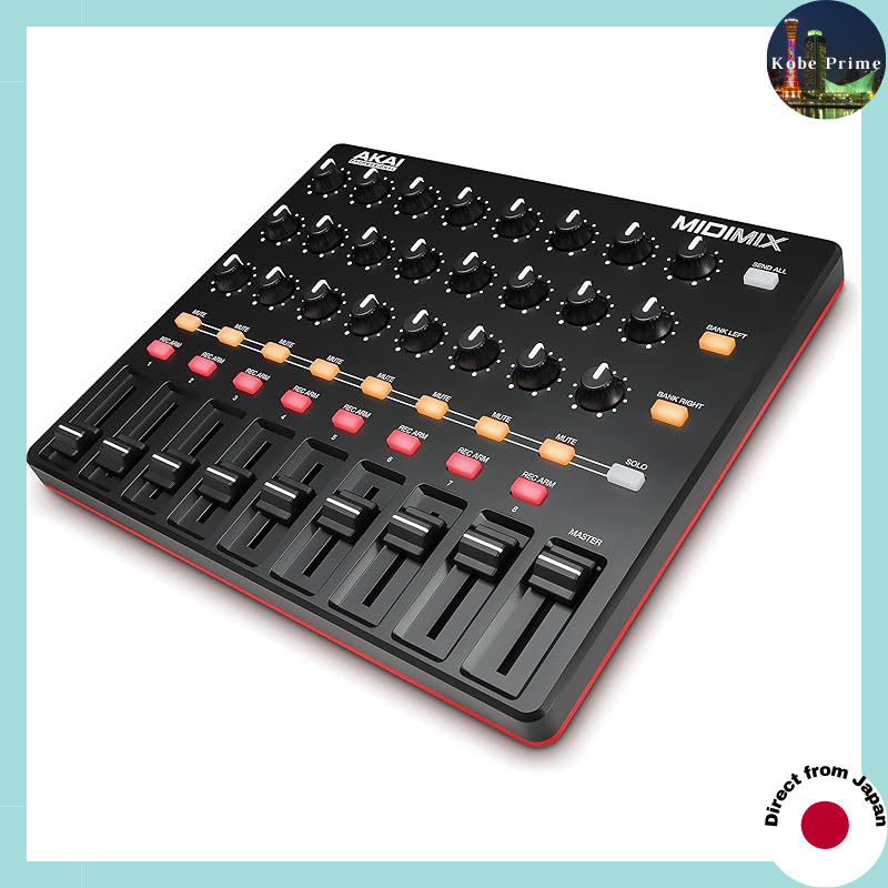 AKAI Professional USB MIDI Controller Mixer Controlador DAW Portátil Compacto Com 24 Botões , 16 E 9 Faders , Inclui Ableton Live Lite , MIX .