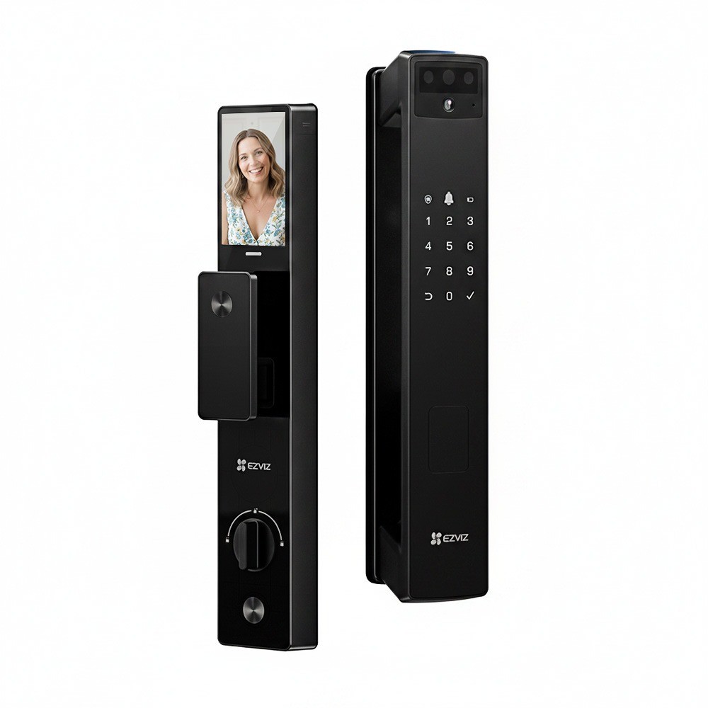 Fechadura Digital Ezviz Y3000 abre Palma e Facial - Câmera