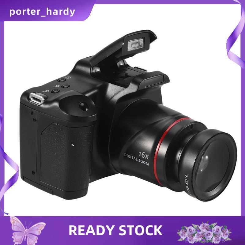 Câmera De Fotografia Profissional SLR Filmadora Digital Portátil 16X Zoom 16MP Saída HD Selfie