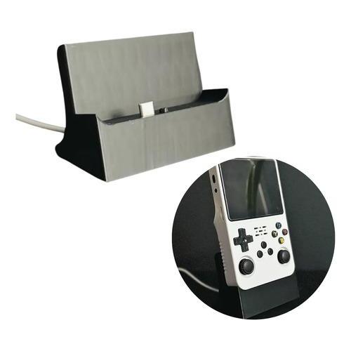 Suporte R36s Com Entrada Para Carregamento Console Retrô