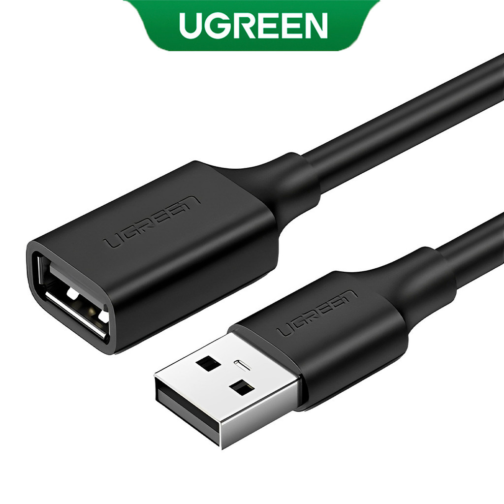 UGREEN Cabo Extensor Usb Tipo A Macho/Fêmea 5Metros Preto