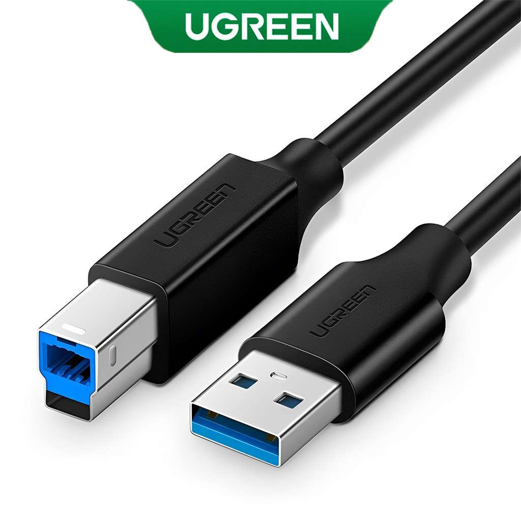 UGREEN Cabo Impressora Usb A 3.0 para Tipo B 2Metros Preto