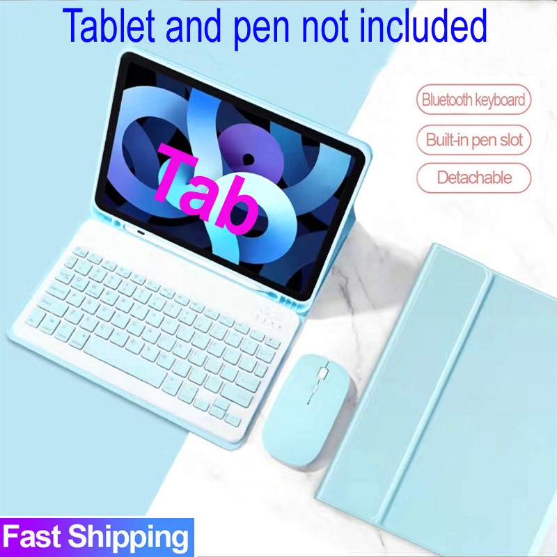Capa Com Teclado Para Samsung Galaxy Tab S10 lite Magnético Sem Fio Bluetooth Mouse Invólucro