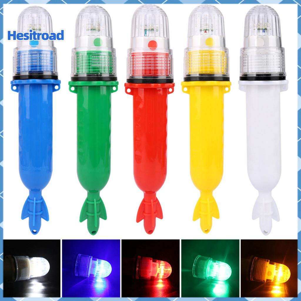 Waterproof Led Boat Flares with Adjustable Brightness Battery-powered Emergency Signal Lights for Fishing Nets Rafts Buo