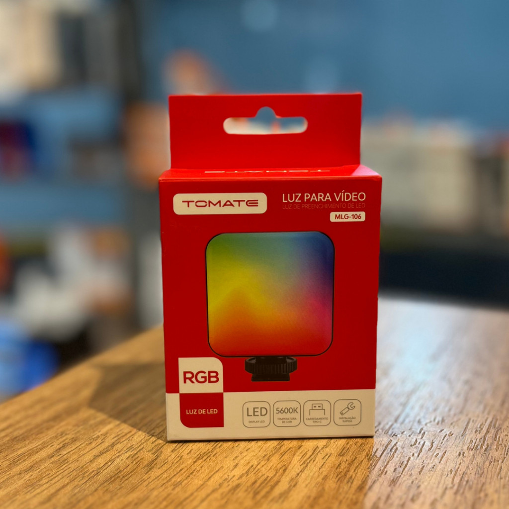 Iluminador Led RGB Luz Para Vídeo Light Yongnuo Colorido