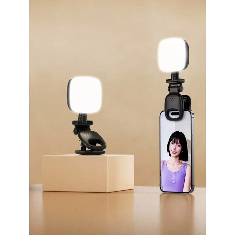 Lâmpada de Vídeo LED com Iluminação RGB Ajustável para Vídeo e Fotografia